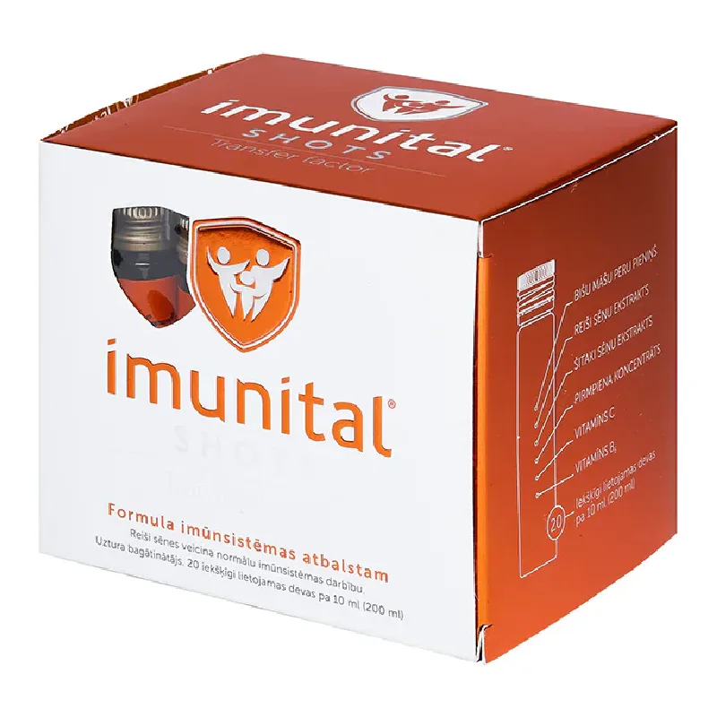 Imunital Shots pentru sistemul imunitar, 20 bucati*10ml, Valentis — preț și oferte