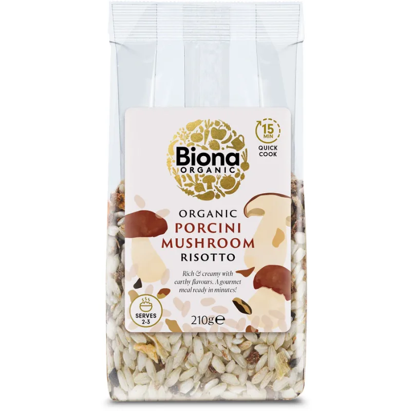 Risotto cu Hribi Ecologic/Bio 210g BIONA — preț și oferte