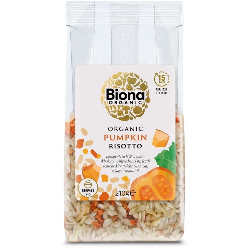 Risotto cu Dovleac Ecologic/Bio 210g BIONA — preț și oferte