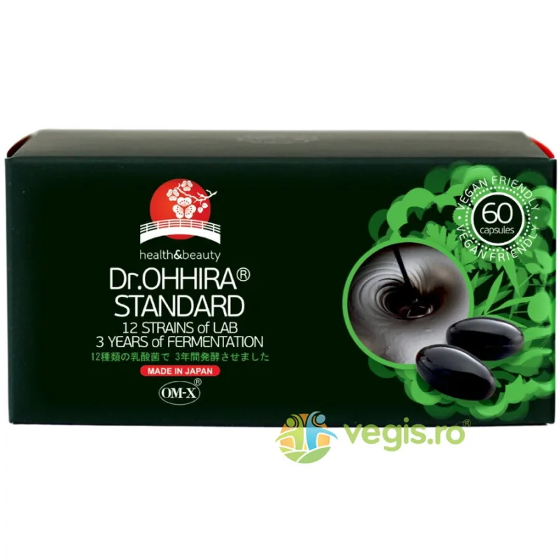 Original OM-X® Probiotice Fermentate 3 Ani 60cps Dr.OHHIRA — preț și oferte