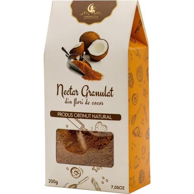 Nectar Granulat din Flori de Cocos 200g AMBROZIA — preț și oferte