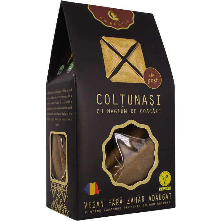 Coltunasi cu Magiun de Coacaze fara Zahar Adaugat 130g AMBROZIA — preț și oferte