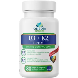 Vitamina D3 + K2 Forte 30cps vegetale