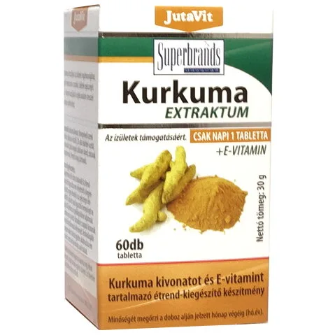 Capsule cu Extract de Curcuma 60cps JUTAVIT — preț și oferte
