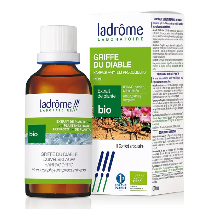 Tinctura Bio de Gheara Diavolului, 50ml, Ladrome Laboratoire — preț și oferte