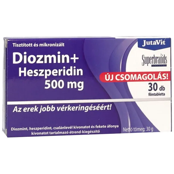 Diosmin + Hesperidina 500mg 30tb JUTAVIT — preț și oferte