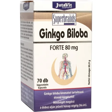 Ginkgo Biloba Forte 80mg 70cps JUTAVIT — preț și oferte
