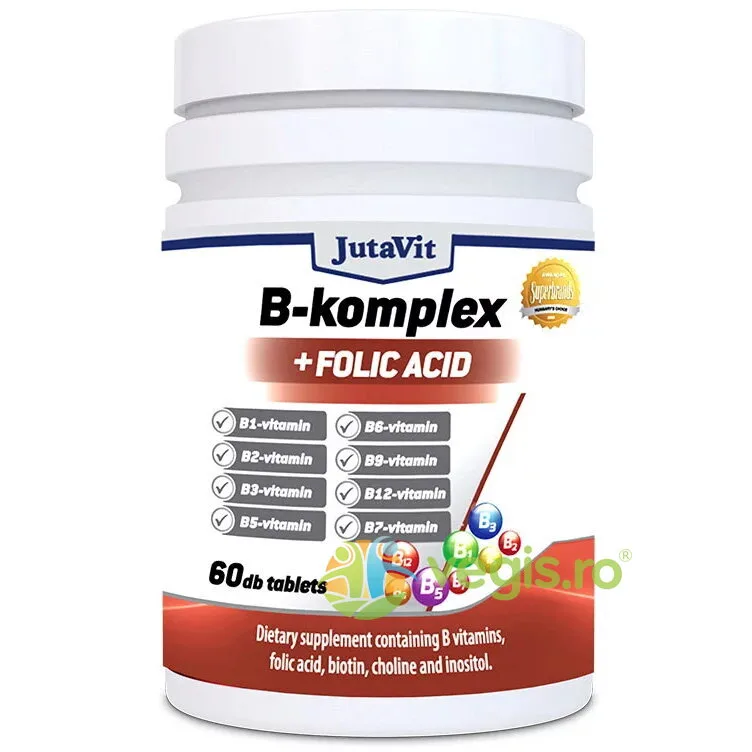 B Complex cu Acid Folic 60tb JUTAVIT — preț și oferte