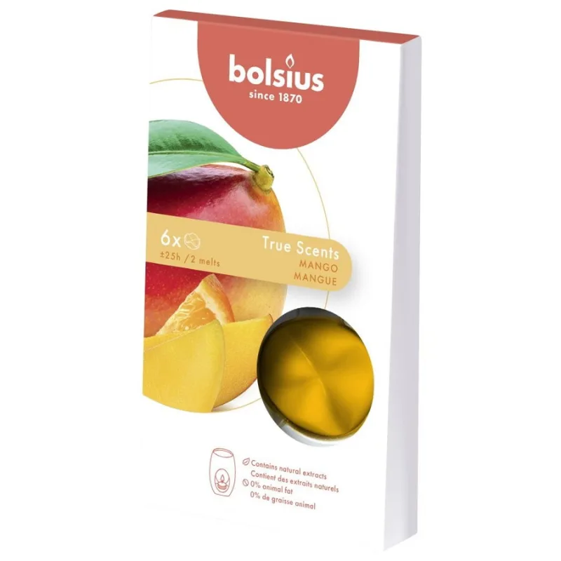 Chipsuri de Parafina Parfumat Mango 6buc BOLSIUS — preț și oferte