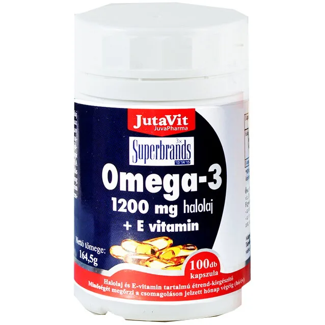 Omega 3 Ulei de Peste 1200mg 100cps JUTAVIT — preț și oferte