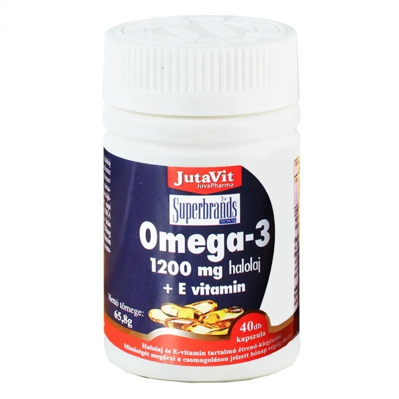 Omega 3 Ulei de Peste 1200mg 40cps JUTAVIT — preț și oferte