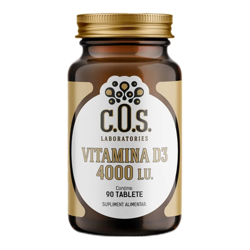 Vitamina D3 4000IU, 90 tablete, COS Laboratories — preț și oferte