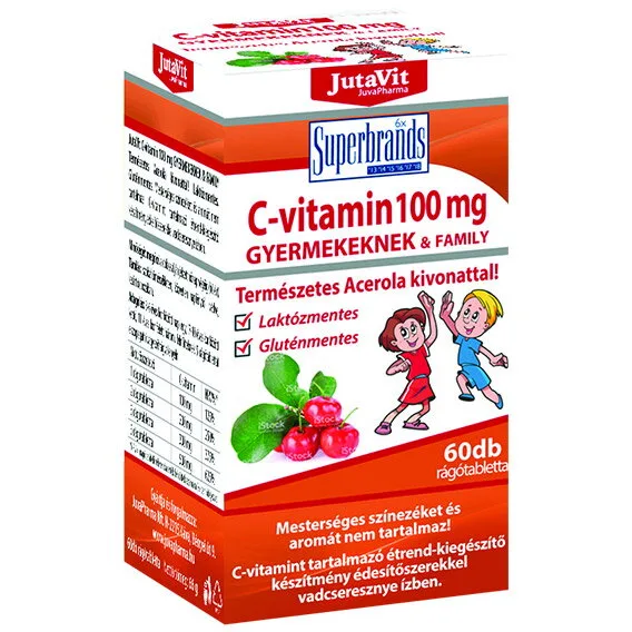 Vitamina C Naturala pentru Copii cu Acerola 60tb masticabile JUTAVIT — preț și oferte