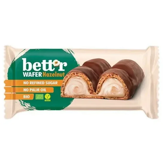 Napolitana cu Crema de Alune de Padure Ecologica/Bio 33g BETTR — preț și oferte