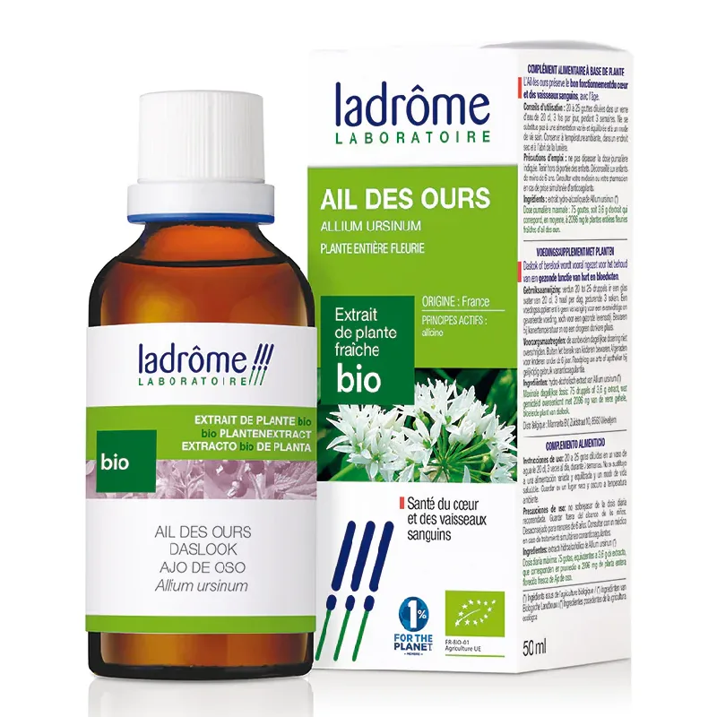 Tinctura Bio de Usturoi Salbatic Leurda, 50ml, Ladrome Laboratoire — preț și oferte