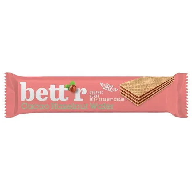 Napolitana cu Crema de Alune de Padure si Cacao Ecologica/Bio 30g BETTR — preț și oferte