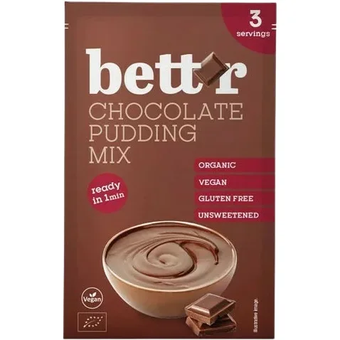 Mix pentru Budinca cu Ciocolata fara Gluten Ecologic/Bio 30g BETTR — preț și oferte