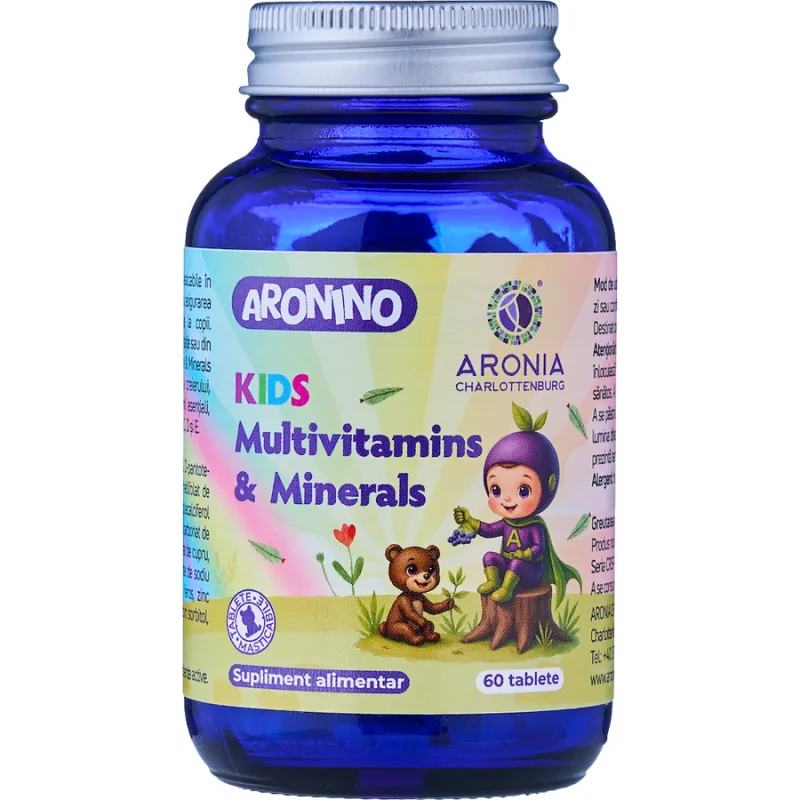 Multivitamine si Minerale pentru Copii 60tb masticabile ARONIA CHARLOTTENBURG — preț și oferte