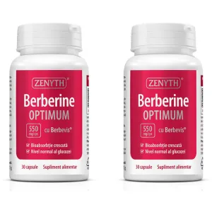 Pachet Berberina Optimum cu Berbevis® Extract 550mg 30cps + 30cps