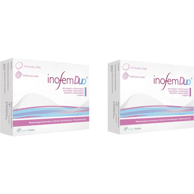 Pachet Inofem Duo Tabs 24tb masticabile + 24tb masticabile ESTABLO PHARMA — preț și oferte
