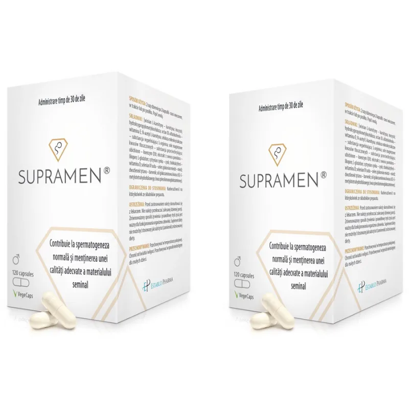 Pachet Supramen 120cps + 120cps ESTABLO PHARMA — preț și oferte