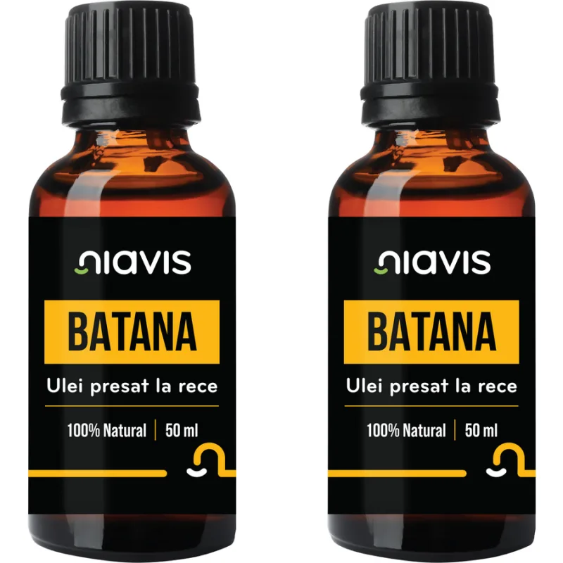 Pachet Ulei de Batana Presat la Rece 50ml + 50ml NIAVIS — preț și oferte