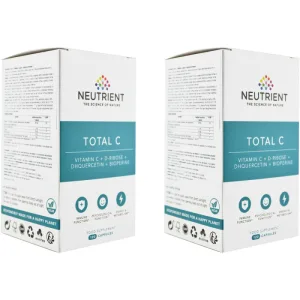 Pachet Total C Formula Avansata cu 5 Tipuri de Vitamina C 120cps + 120cps
