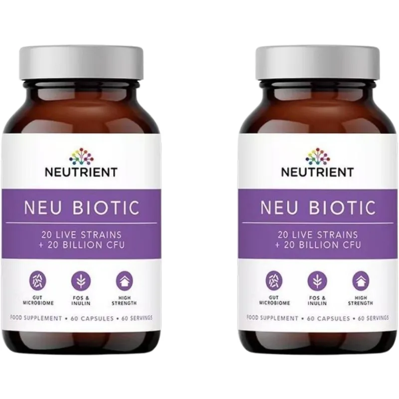 Pachet Neu Biotic Multi Strain Probiotic 20 Miliarde 60cps + 60cps NEUTRIENT — preț și oferte