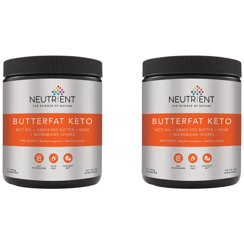 Pachet Butterfat Keto MCT Powder 350g + 350g NEUTRIENT — preț și oferte
