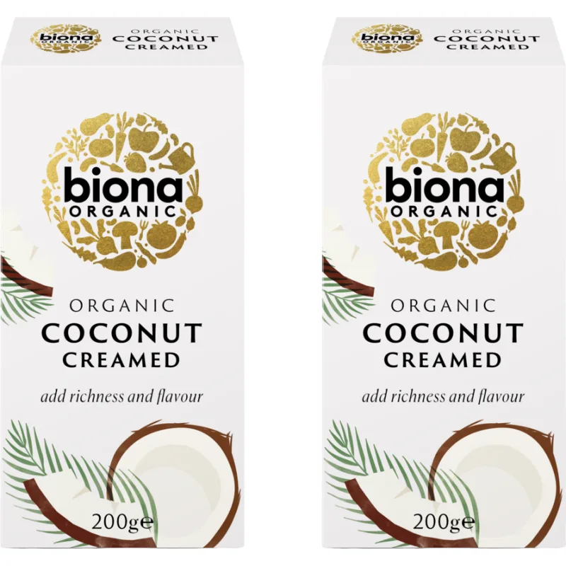 Pachet Crema de Cocos Ecologica/Bio 200g + 200g BIONA — preț și oferte