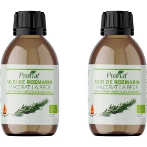 Pachet Ulei de Rozmarin Macerat la Rece Ecologic/Bio 100ml + 100ml