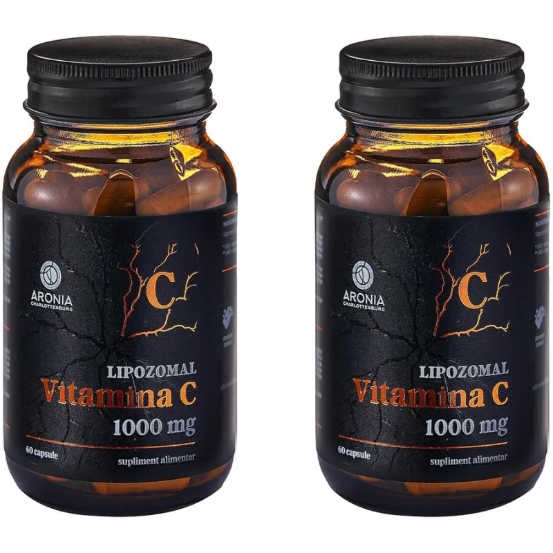 Pachet Vitamina C Lipozomala 1000mg 60cps + 60cps ARONIA CHARLOTTENBURG — preț și oferte