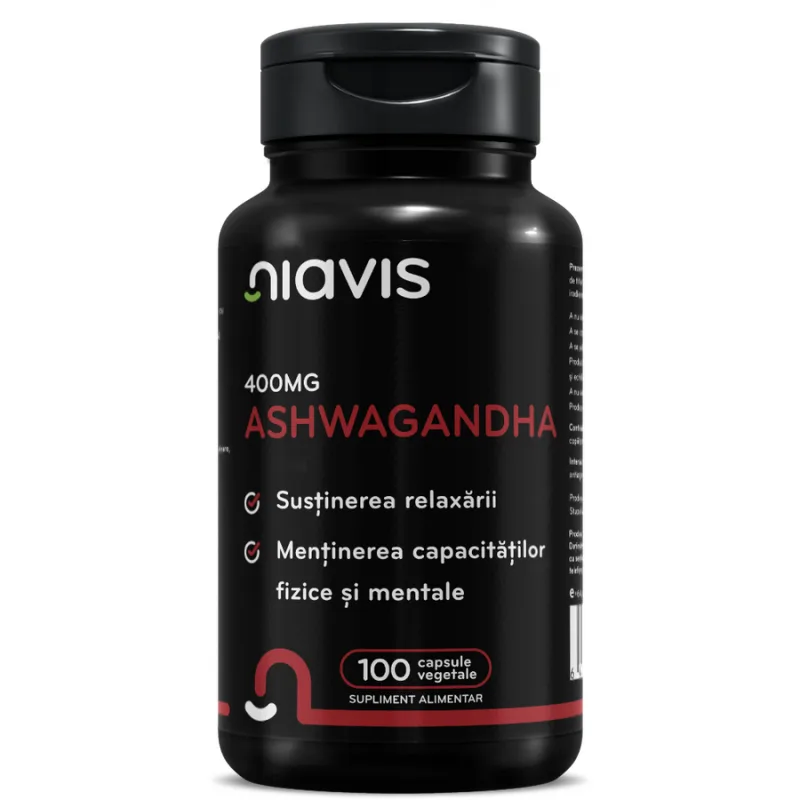 Ashwagandha 100cps vegetale NIAVIS — preț și oferte