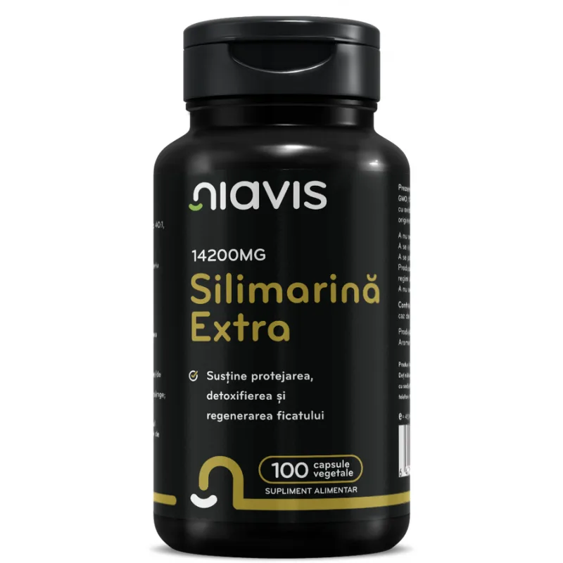 Silimarina Extra 14200mg 100cps vegetale NIAVIS — preț și oferte