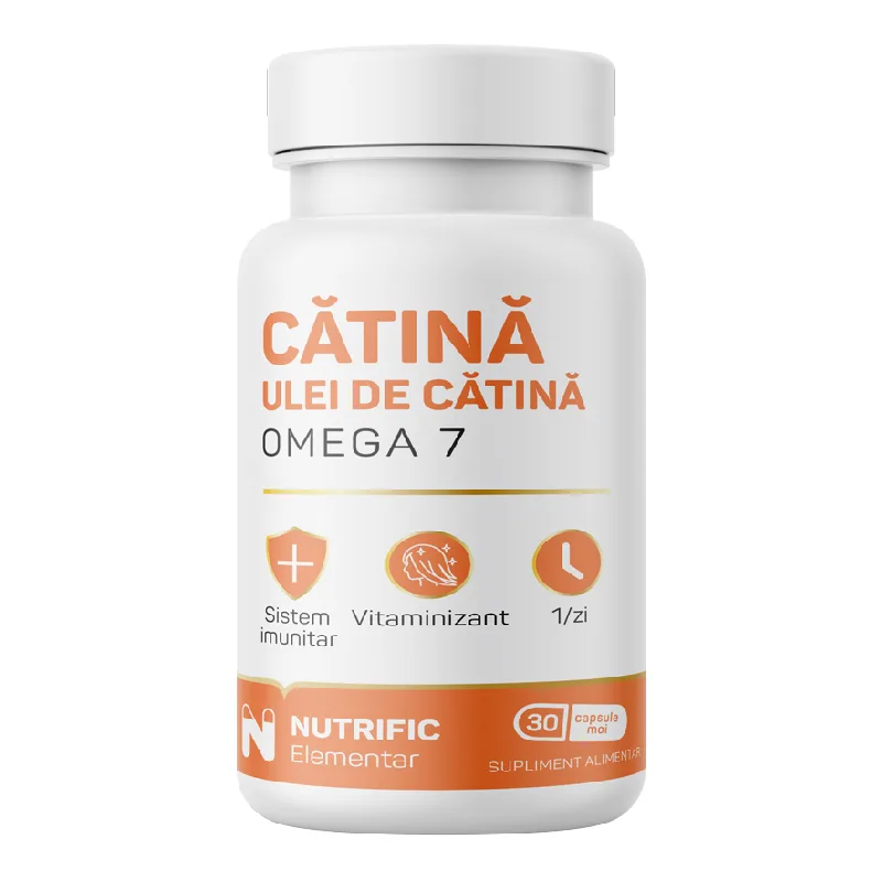 Ulei de catina Omega 7, 30 capsule moi, Nutrific — preț și oferte