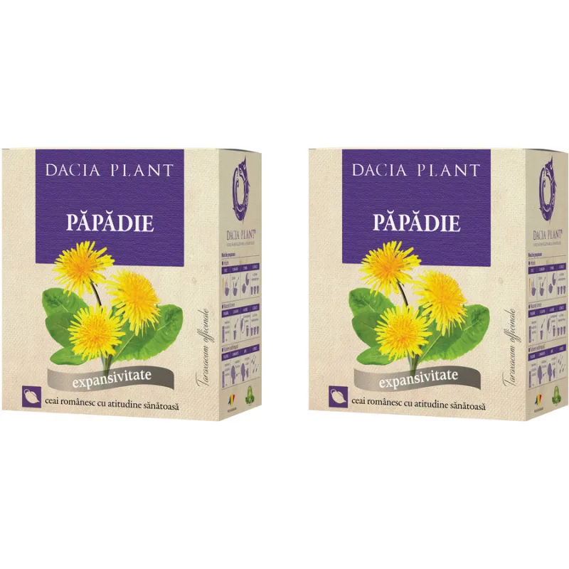 Pachet Ceai de Papadie 50g + 50g DACIA PLANT — preț și oferte