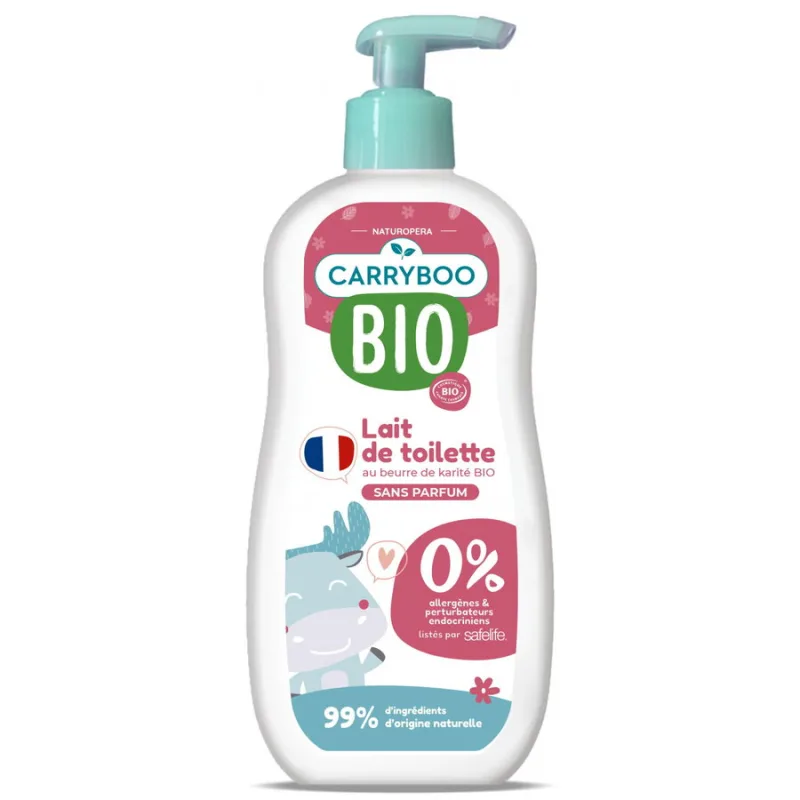 Lapte de Corp pentru Bebelusi cu Unt de Shea fara Parfum Bio 500ml CARRYBOO — preț și oferte