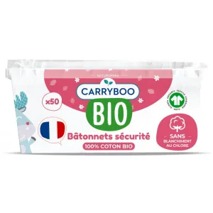 Betisoare din Bumbac Securizate pentru Bebelusi Bio 50buc