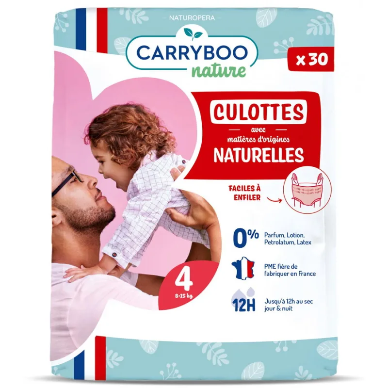 Scutece Chilotel C4 (8-15kg) Marimea 4 Bio 30buc CARRYBOO — preț și oferte