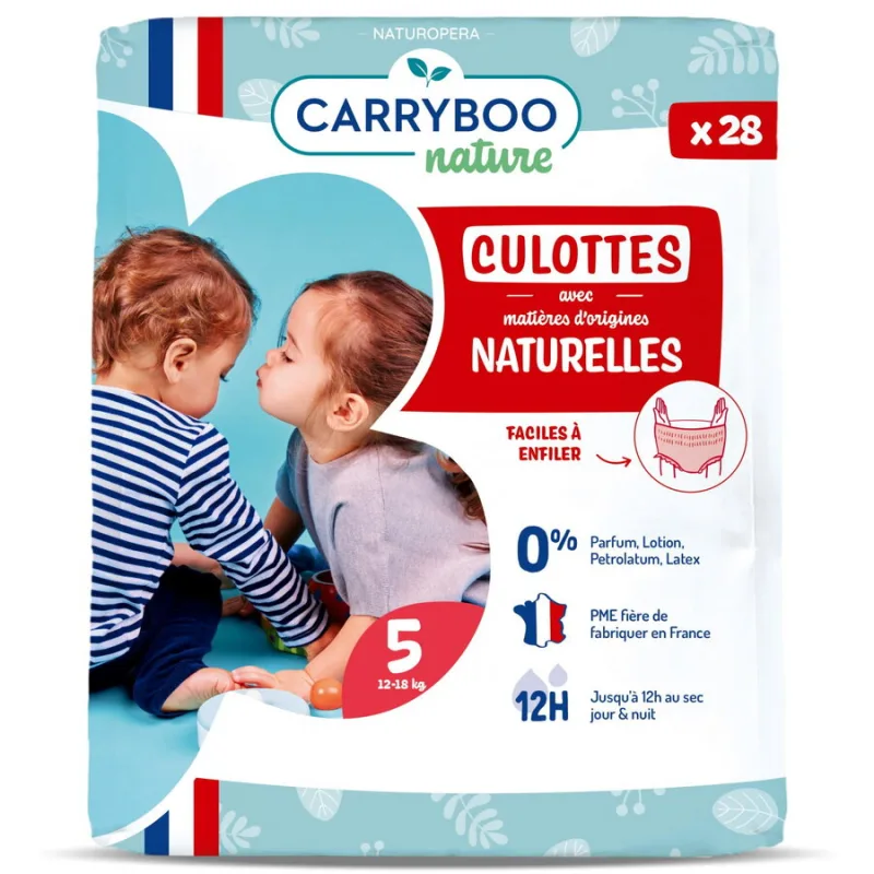 Scutece Chilotel C5 (12-18kg) Marimea 5 Bio 28buc CARRYBOO — preț și oferte