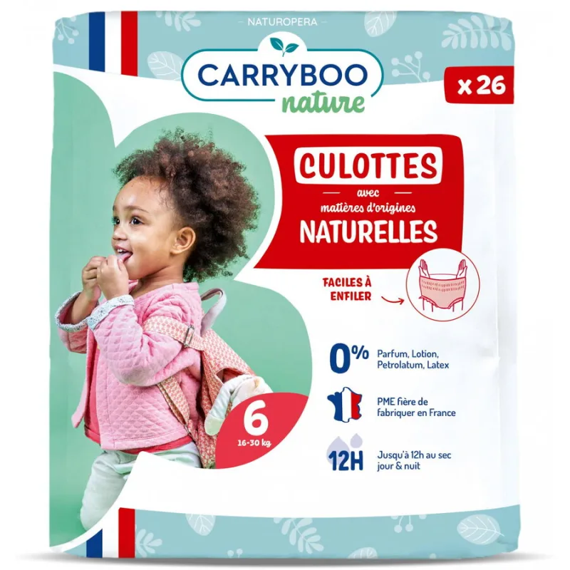 Scutece Chilotel C6 (16-30kg) Marimea 6 Bio 26buc CARRYBOO — preț și oferte