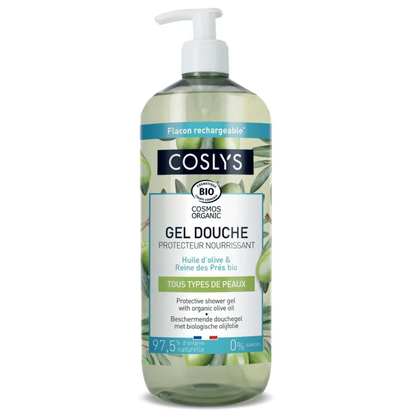 Gel de Dus Protector PH Neutru cu Ulei de Masline Bio 1L COSLYS — preț și oferte