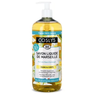 Sapun Lichid si Gel de Dus de Marsilia cu Flori de Portocal (Format Mare) Bio 1L