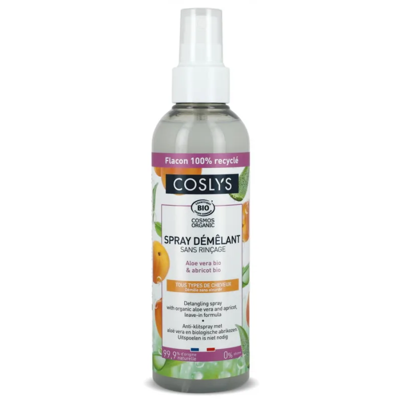 Spray Styling Descalcire fara Clatire pentru Toata Familia cu Aloe Vera si Caise Bio 200ml COSLYS — preț și oferte