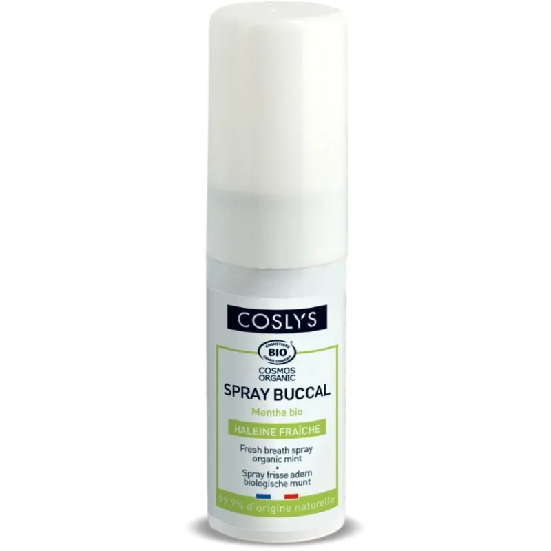 Spray de Gura Respiratie Proaspata Indelungata cu Menta Bio 15ml COSLYS — preț și oferte