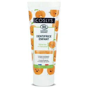 Pasta de Dinti pentru Copii pentru Prevenirea Cariilor (7-12 ani) cu Piersici Bio 50ml