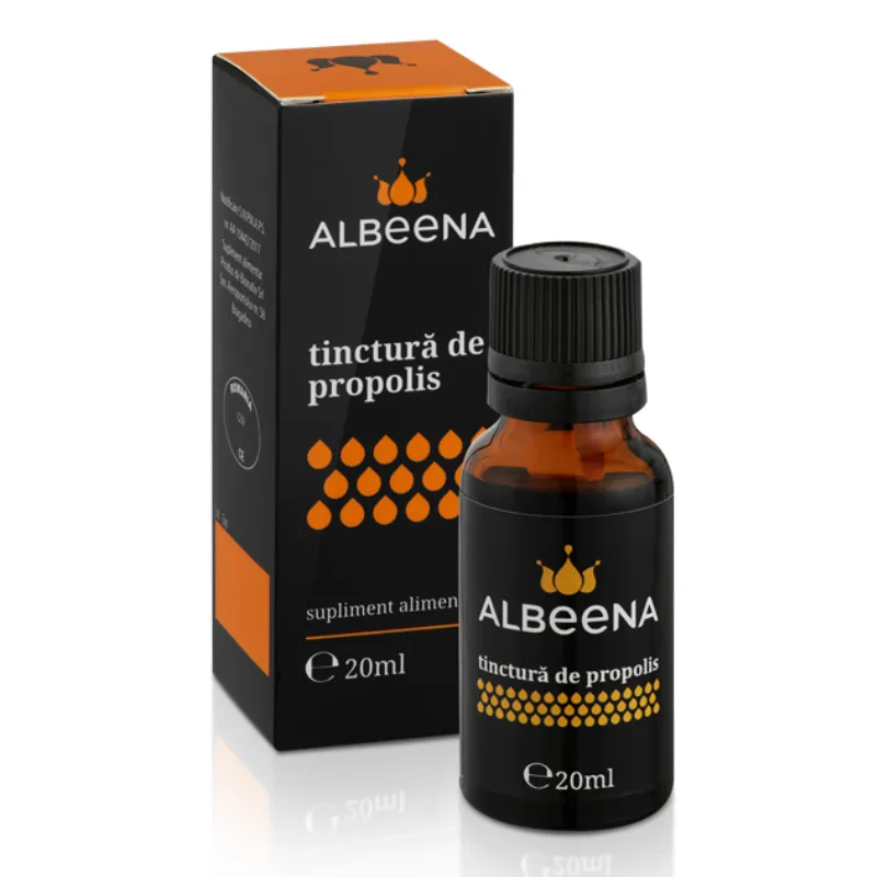 Tinctura de propolis, 20 ml, Albeena — preț și oferte