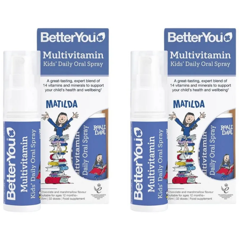 Pachet Multivitamin Kids Spray Oral 25ml + 25ml BETTER YOU — preț și oferte