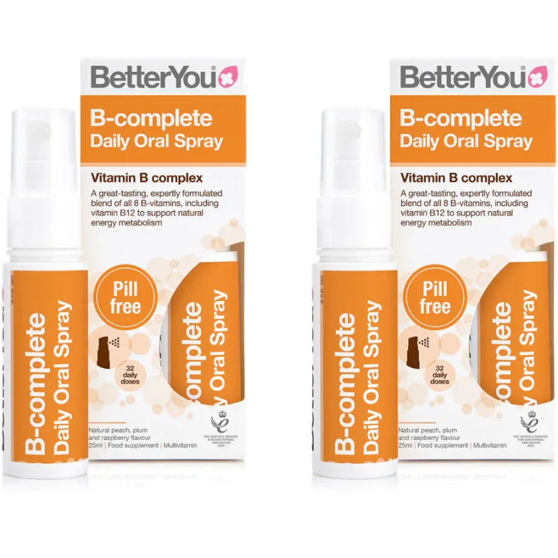 Pachet B-Complex Spray Oral 25ml + 25ml BETTER YOU — preț și oferte