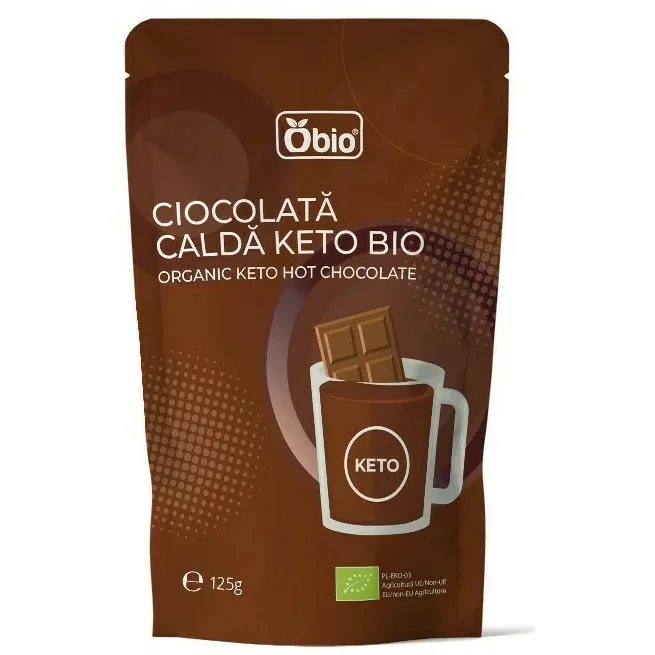 Ciocolata Calda Keto Ecologica/Bio 125g OBio — preț și oferte